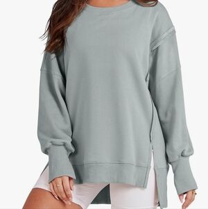 Oversized Light Green Sweatshirt
